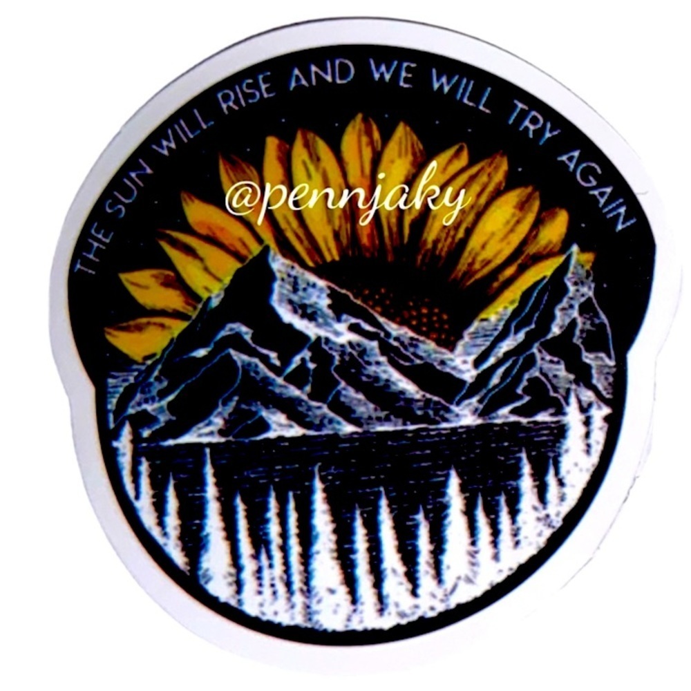 Sunflower Lovers Sticker For Water Bottles Laptops Cards Crafts -anything